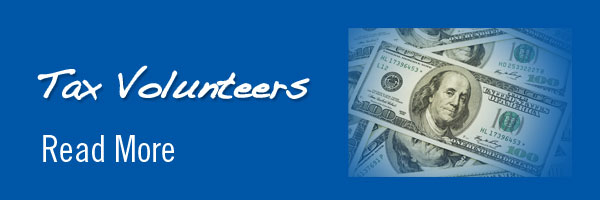Tax Volunteers Button 600X200